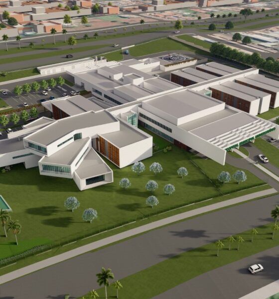 Maquete do novo HMU, que será entregue no próximo semestre